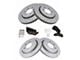 Ceramic Performance 6-Lug Brake Rotor and Pad Kit; Front and Rear (15-17 F-150 w/ Electric Parking Brake)
