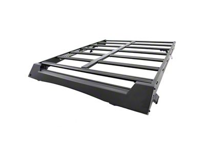 Go Rhino Ceros Low Profile Roof Rack; Textured Black (21-24 F-150 SuperCrew)