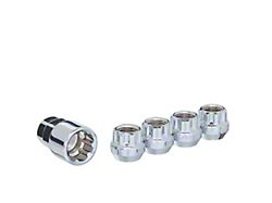Chrome Acorn Wheel Locks for Aftermarket Wheels; M14x1.5; Set of 4 (15-26 F-150)