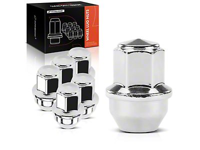 McGard 84537 Chrome Bulge Cone Seat Wheel Installation Kit - M12 X 1.5 Thread, 5 Lug, Includes Locks & Key