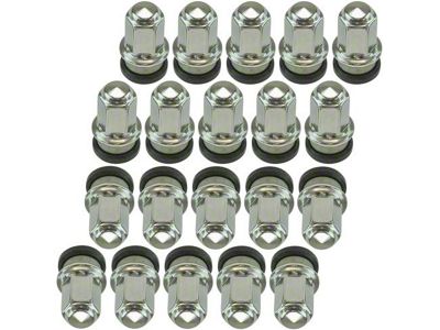 Chrome Lug Nuts; Set of 20 (00-03 F-150)