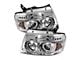Version 2 LED Halo Projector Headlights; Chrome Housing; Clear Lens (04-08 F-150)