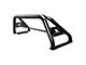 Classic Roll Bar with 5.30-Inch Black Round Flood LED Lights; Black (00-24 F-150 Styleside)