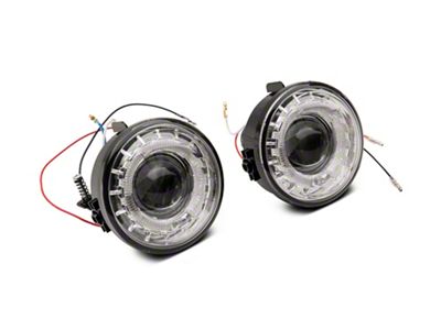 Halo Projector Fog Lights with Switch; Clear (06-10 F-150, Excluding Raptor)