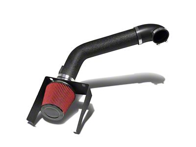 Cold Air Intake; Wrinkle Black (09-10 5.4L F-150)