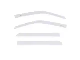 Low Profile Color-Match Ventvisor Window Deflectors; Front and Rear; Oxford White (15-24 F-150 SuperCrew)