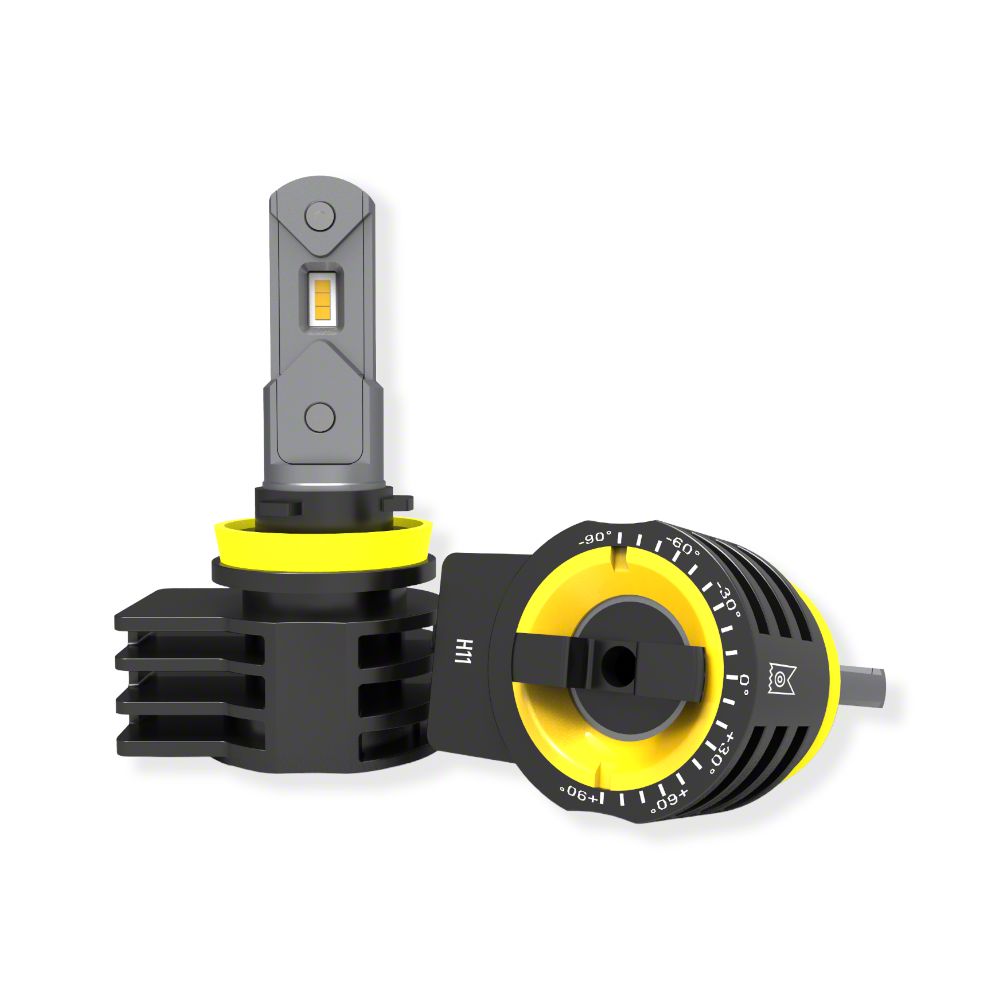 Concept Series LED Headlight Bulbs; Low Beam; H11 (15-23 F-150 w/ Factory Halogen Headlights)
