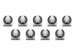 Cowl Fastener Clip Kit; 9-Pieces (97-03 F-150)