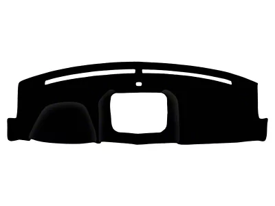 Custom Fit Dash Cover; Carpet Black (24-25 F-150)