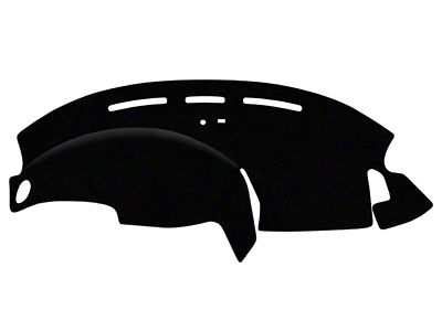 Custom Fit Dash Cover; Carpet Grey (97-98 F-150)