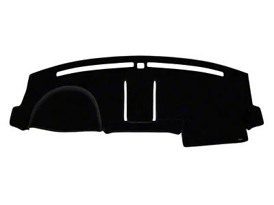 Custom Fit Dash Cover; Sedona Suede Black (15-20 F-150)