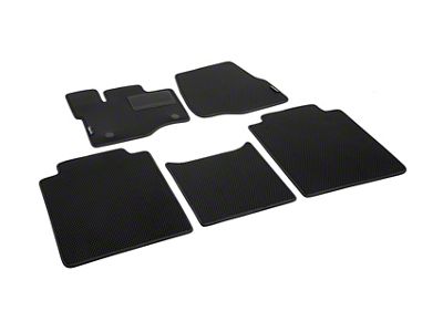 Custom Fit Front and Rear Floor Liners; Black (15-20 F-150 SuperCab)