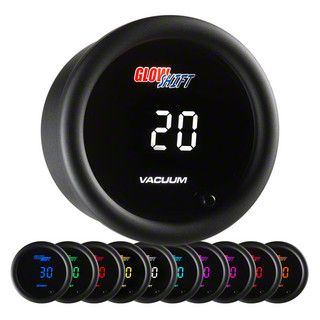 Digital Vacuum Gauge; Black 10 Color (Universal; Some Adaptation May Be Required)