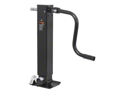 Direct-Weld Square Trailer Jack with Side Handle; 12,000 lb.