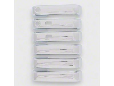Door Handle Snap-On Covers; Chrome (15-20 F-150)