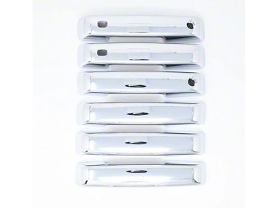 Door Handle Covers; Chrome (21-25 F-150 SuperCrew)