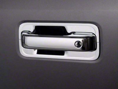 Door Handle Covers with Bezels; Chrome (15-20 F-150 SuperCrew)
