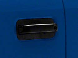 Door Handle Covers; Gloss Black (15-20 F-150)