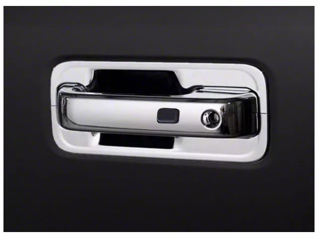 Door Handle Covers with Smart Key Opening; Chrome (15-20 F-150 SuperCrew)