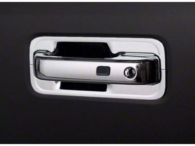 Door Handle Covers with Smart Key Opening; Chrome (15-20 F-150 SuperCrew)