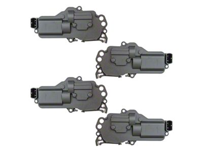 Door Lock Actuators; 4-Piece (99-03 F-150 SuperCab)