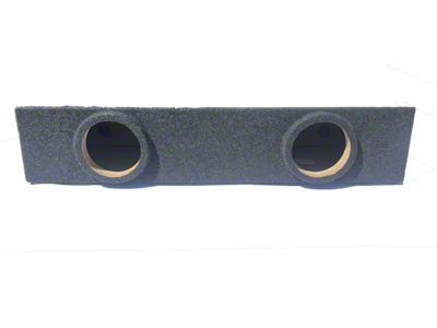 Dual 8-Inch Front Firing Subwoofer Box; Carpeted (09-25 F-150 SuperCab, SuperCrew)