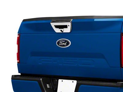 Putco Electric Handle Tailgate Handle Cover with Backup Camera Hole and LED Opening; Chrome (18-20 F-150)