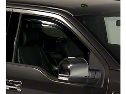 Putco Element Tinted Window Visors; Channel Mount; Front and Rear (21-26 F-150 SuperCrew)