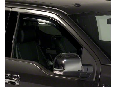 Putco Element Tinted Window Visors; Channel Mount; Front and Rear (21-24 F-150 SuperCrew)