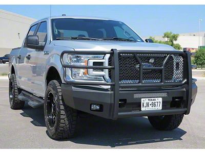 Elevation Aluminum Front Bumper; Fine Textured Black (18-20 F-150, Excluding Raptor)