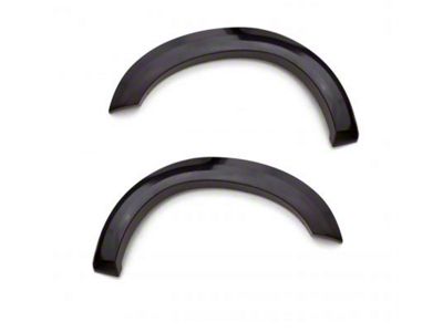 Elite Series Extra Wide Style Fender Flares; Front and Rear; Smooth Black (15-17 F-150, Excluding Raptor)