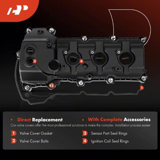 thumbnail image 2 of Neptuneauto Driver Side Valve Cover With Gasket – Fits Chevy Express, Silverado, Colorado, GMC 2 of 6