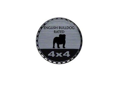 English Bulldog Rated Badge (Universal; Some Adaptation May Be Required)