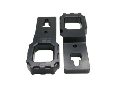 Royal Hooks Enhanced Aluminum Tow Hooks; Black (09-25 F-150)