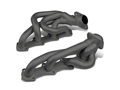 1-1/2-Inch Exhaust Headers; Black (97-03 5.4L F-150)