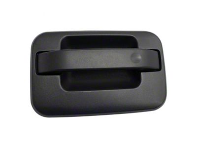 Exterior Door Handle; Rear Driver Side; Textured Black (04-13 F-150 SuperCrew)