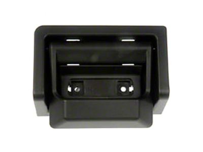 Exterior Door Handle; Rear Driver Side; Textured Black (04-08 F-150 SuperCab)
