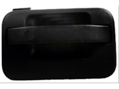 Replacement Exterior Door Handle; Smooth Black; Front Driver Side (04-08 F-150)