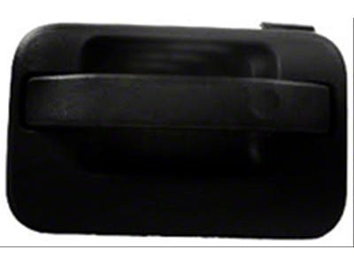 Replacement Exterior Door Handle; Smooth Black; Front Passenger Side (04-08 F-150)
