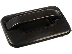 Exterior Door Handle; Smooth Black; Rear Driver Side (04-14 F-150 SuperCrew)