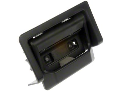 Exterior Door Handle; Textured Black; Rear Driver Side (04-14 F-150 SuperCab)