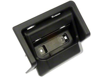 Exterior Door Handle; Textured Black; Rear Passenger Side (04-14 F-150 SuperCab)