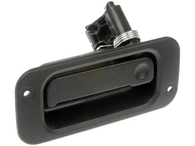 Exterior Door Handle; Textured Black; Rear Passenger Side (04-14 F-150 Regular Cab)