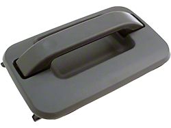 Exterior Door Handle; Textured Black; Rear Passenger Side (09-14 F-150 SuperCrew)