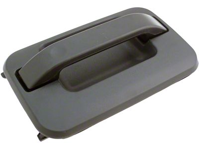 Exterior Door Handle; Textured Black; Rear Passenger Side (09-14 F-150 SuperCrew)