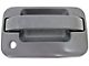Exterior Door Handle with Keyhole; Textured Black; Front Passenger Side (04-14 F-150)