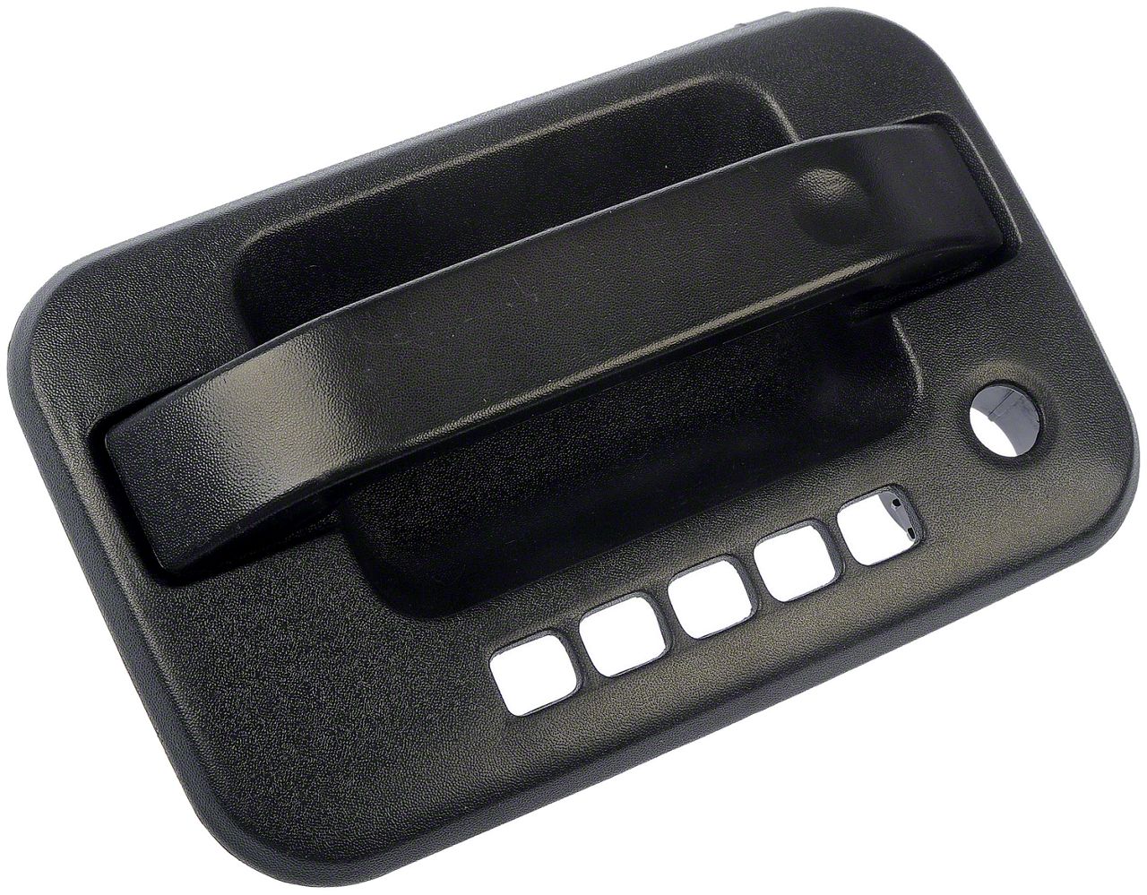 F150 Exterior Door Handle with KeyPad Opening; Textured Black; Front