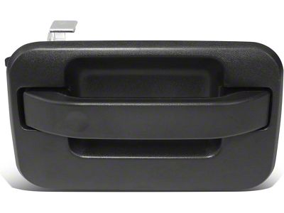 Exterior Door Handle without Keyhole; Front Passenger Side; Black (04-14 F-150)