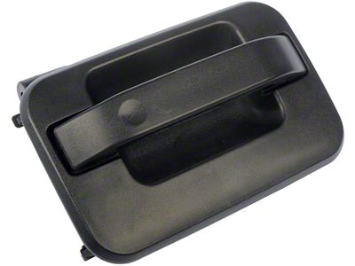 Exterior Door Handle without Keyhole; Textured Black; Front Passenger Side (04-14 F-150)