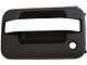 Exterior Door Handle without KeyPad Opening; Textured Black and Chrome; Front Driver Side (04-14 F-150)